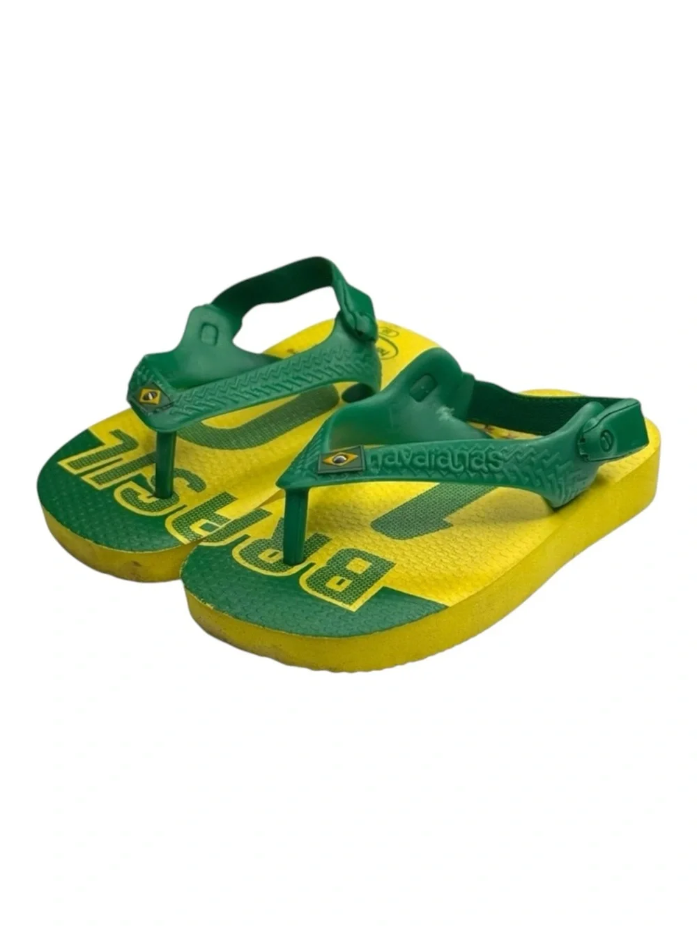 new Havaianas ✪ Ltd Ed FIFA World Cup Walker Sandal ✪ Brazil Yellow Green ✪ 6